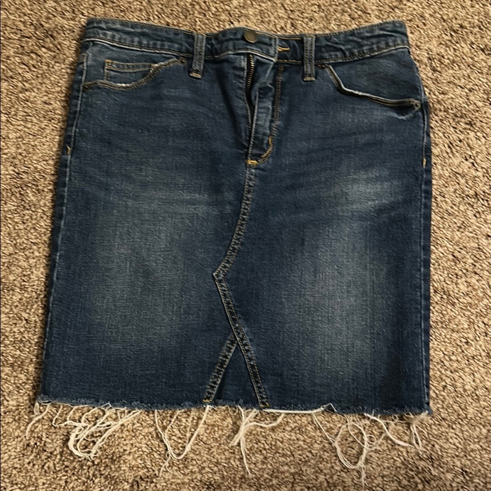 Universal Thread Blue Denim Pencil Skirt